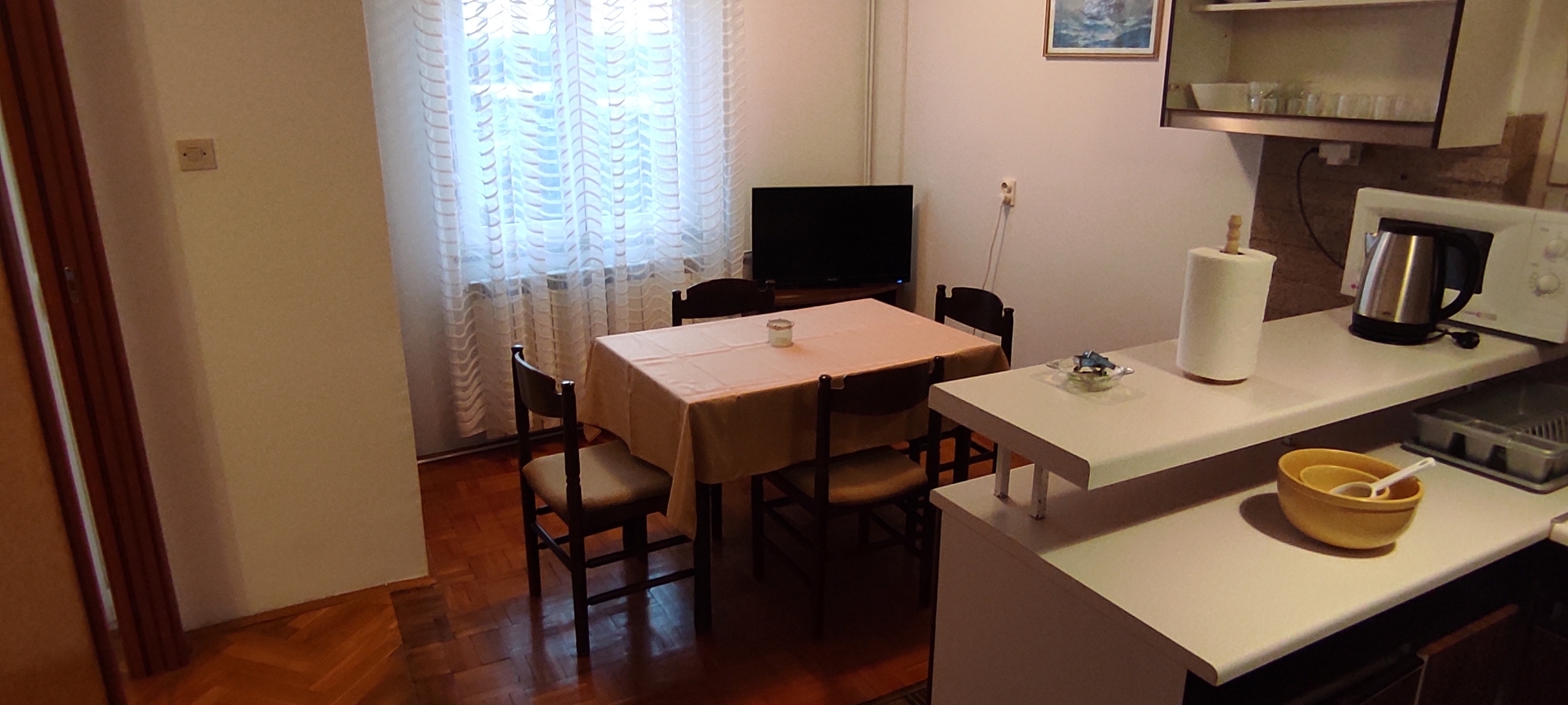 Two bedroom apartment with balcony and sea view Punat, Krk (A-5410-a)