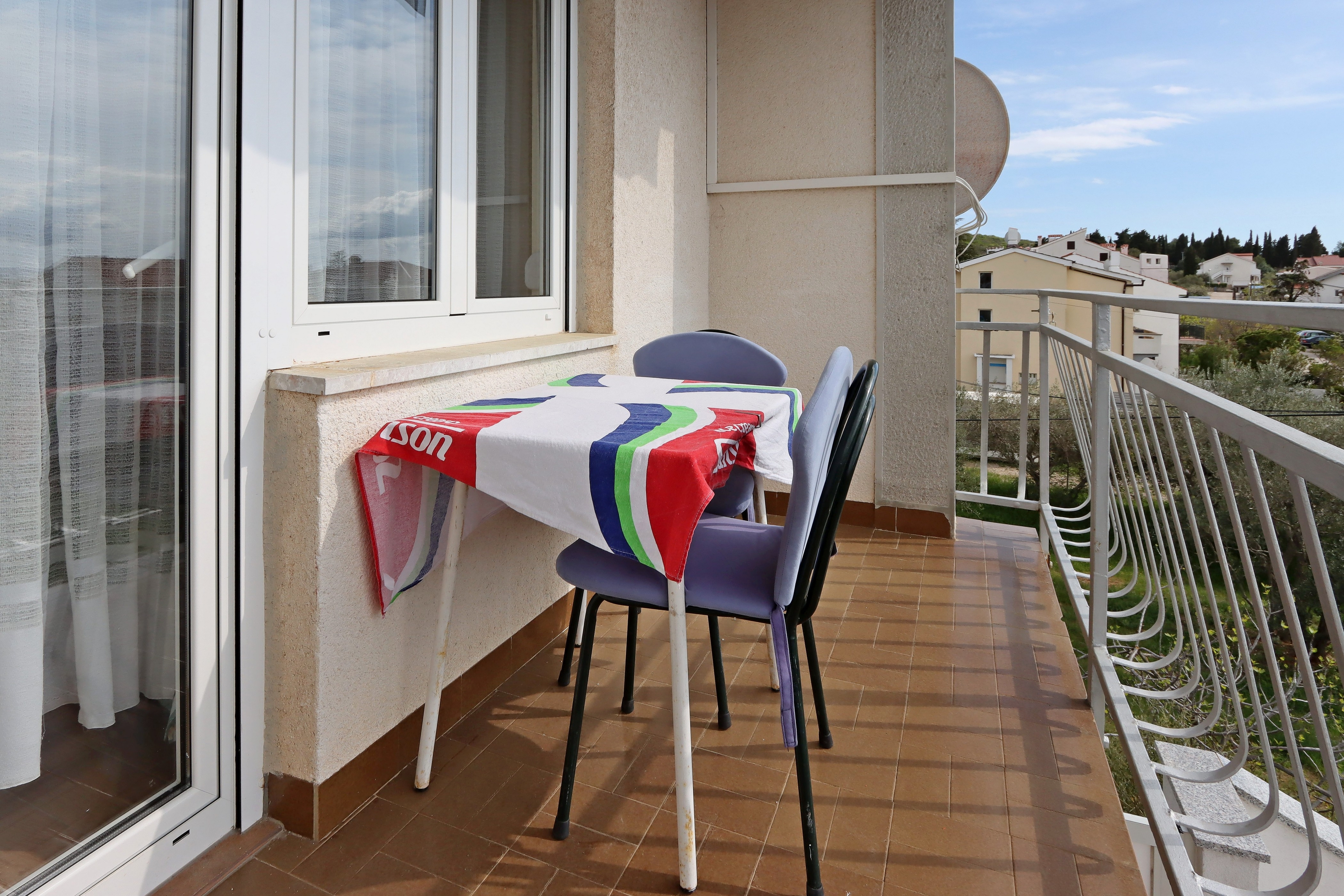 One bedroom apartment with balcony and sea view Punat, Krk  A-b