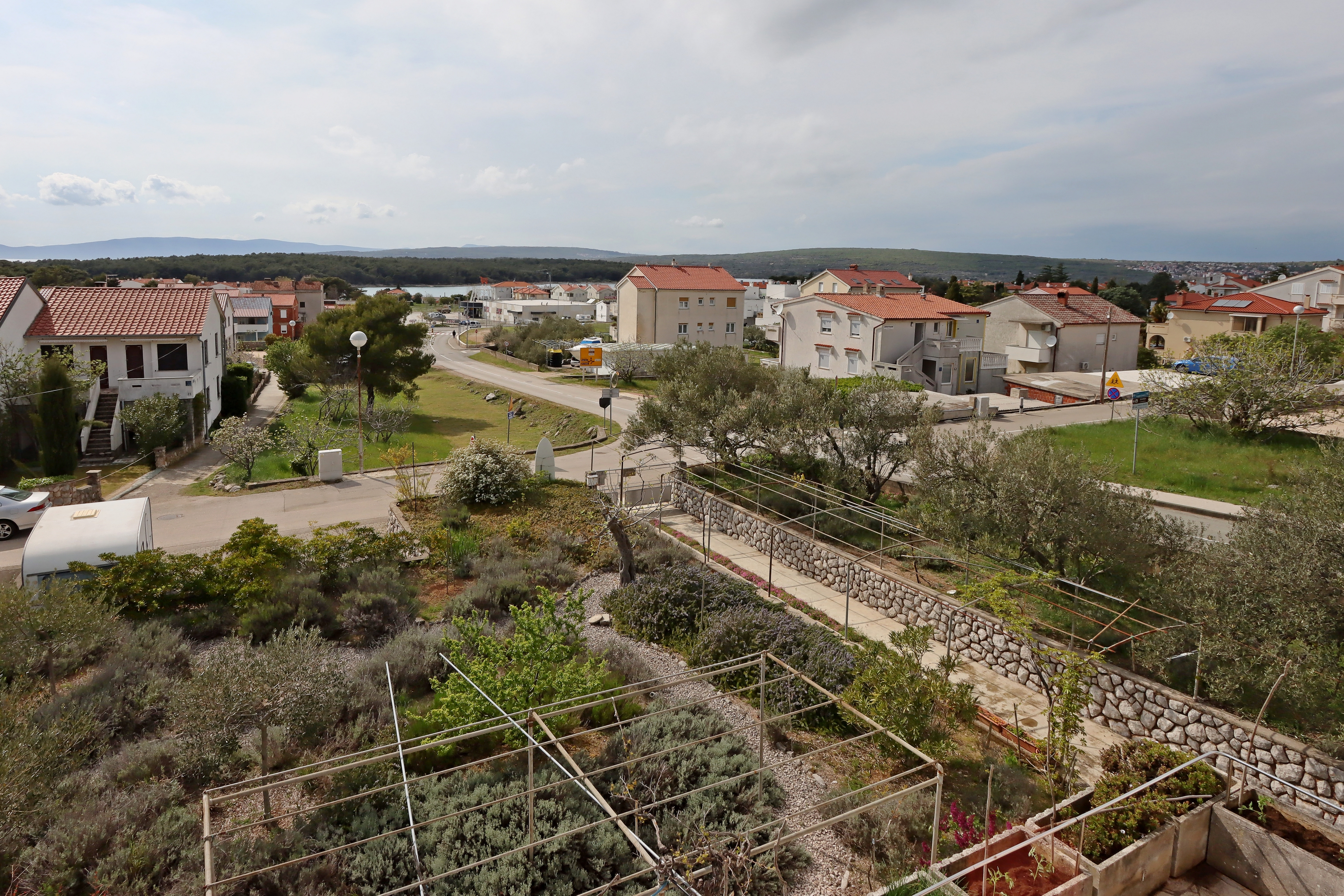 One bedroom apartment with balcony and sea view Punat, Krk  A-b