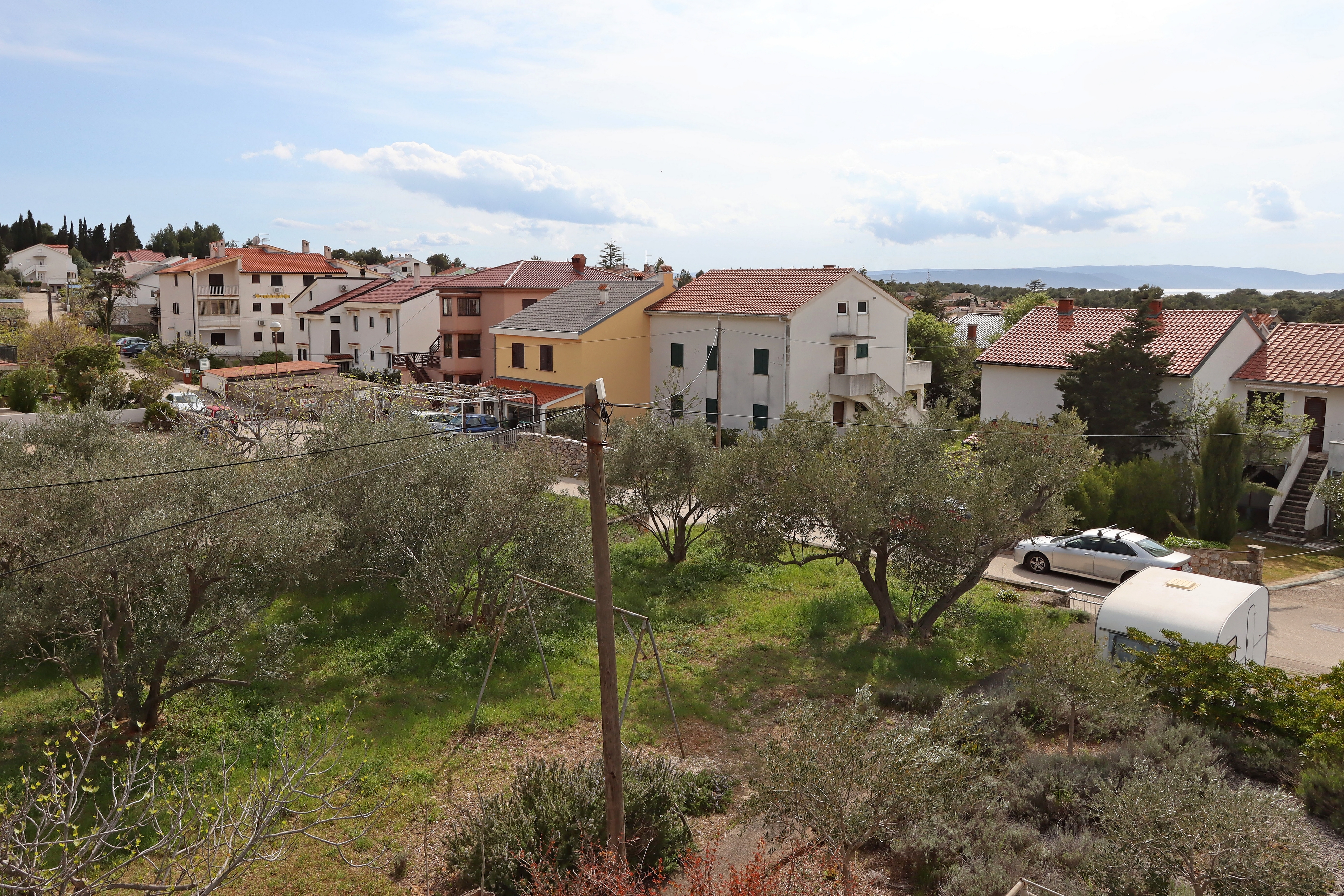 One bedroom apartment with balcony and sea view Punat, Krk  A-b