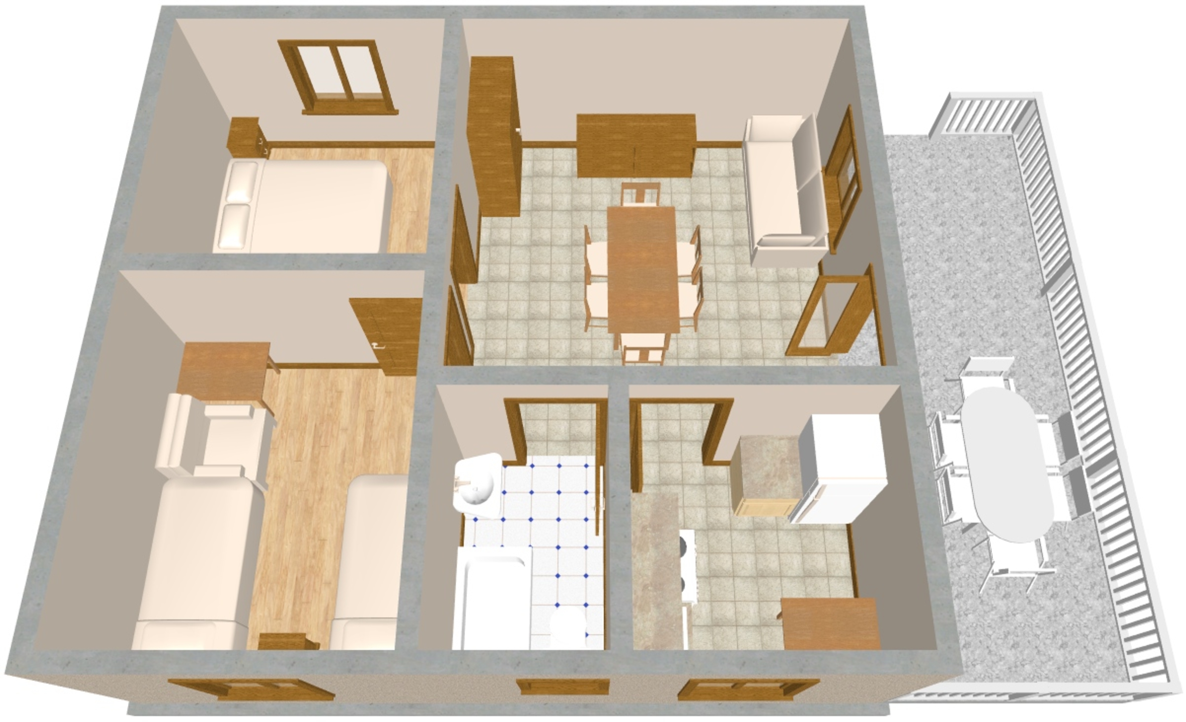 Two bedroom apartment near beach Basina, Hvar  A-a
