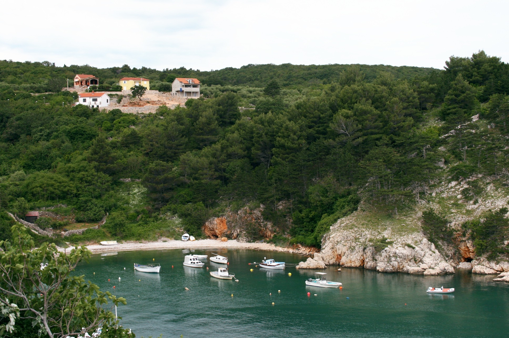 Dvosobna kuća s terasom i pogledom na more Vrbnik, Krk  K
