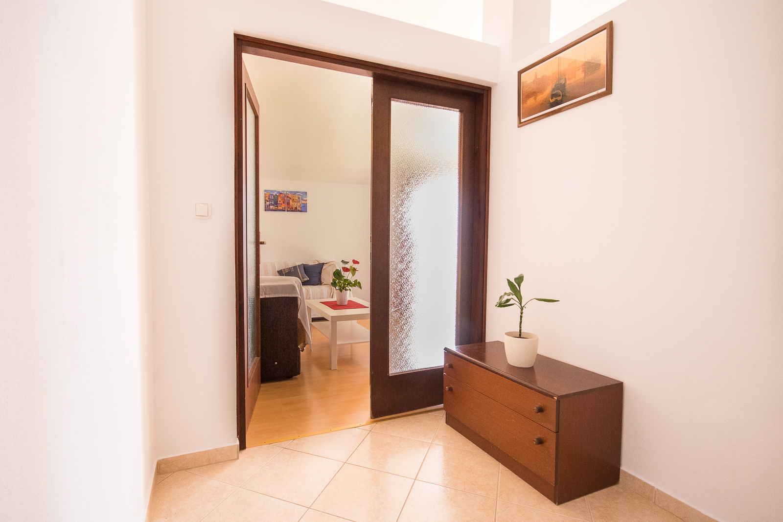 Two bedroom apartment with terrace and sea view Njivice, Krk  A-b