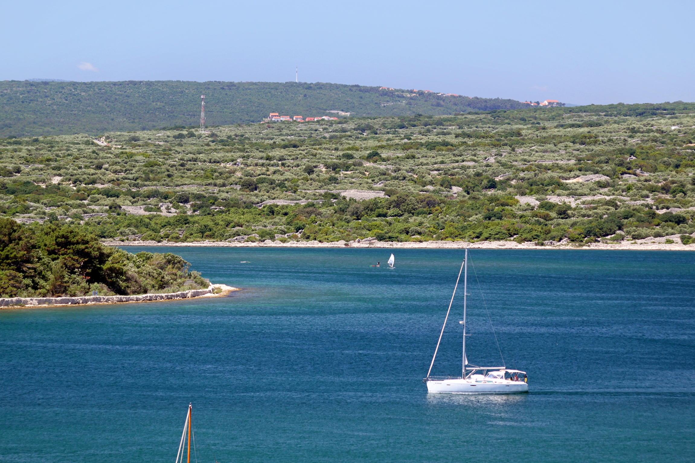 Two bedroom apartment with balcony and sea view Punat, Krk  A-a