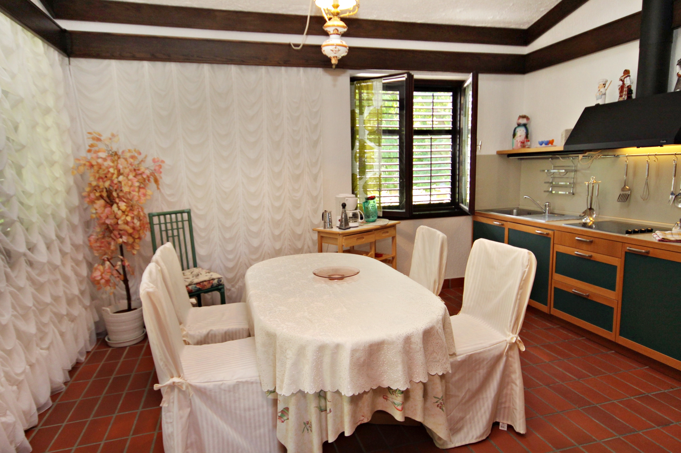 Two bedroom apartment with terrace and sea view Baška, Krk  A-a