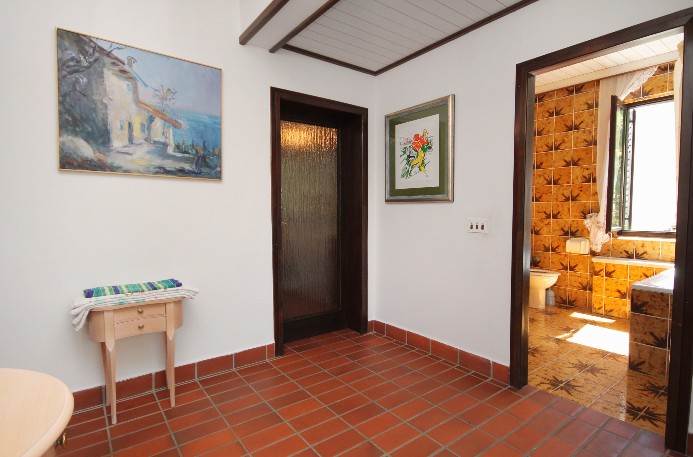 Two bedroom apartment with terrace and sea view Baška, Krk  A-a