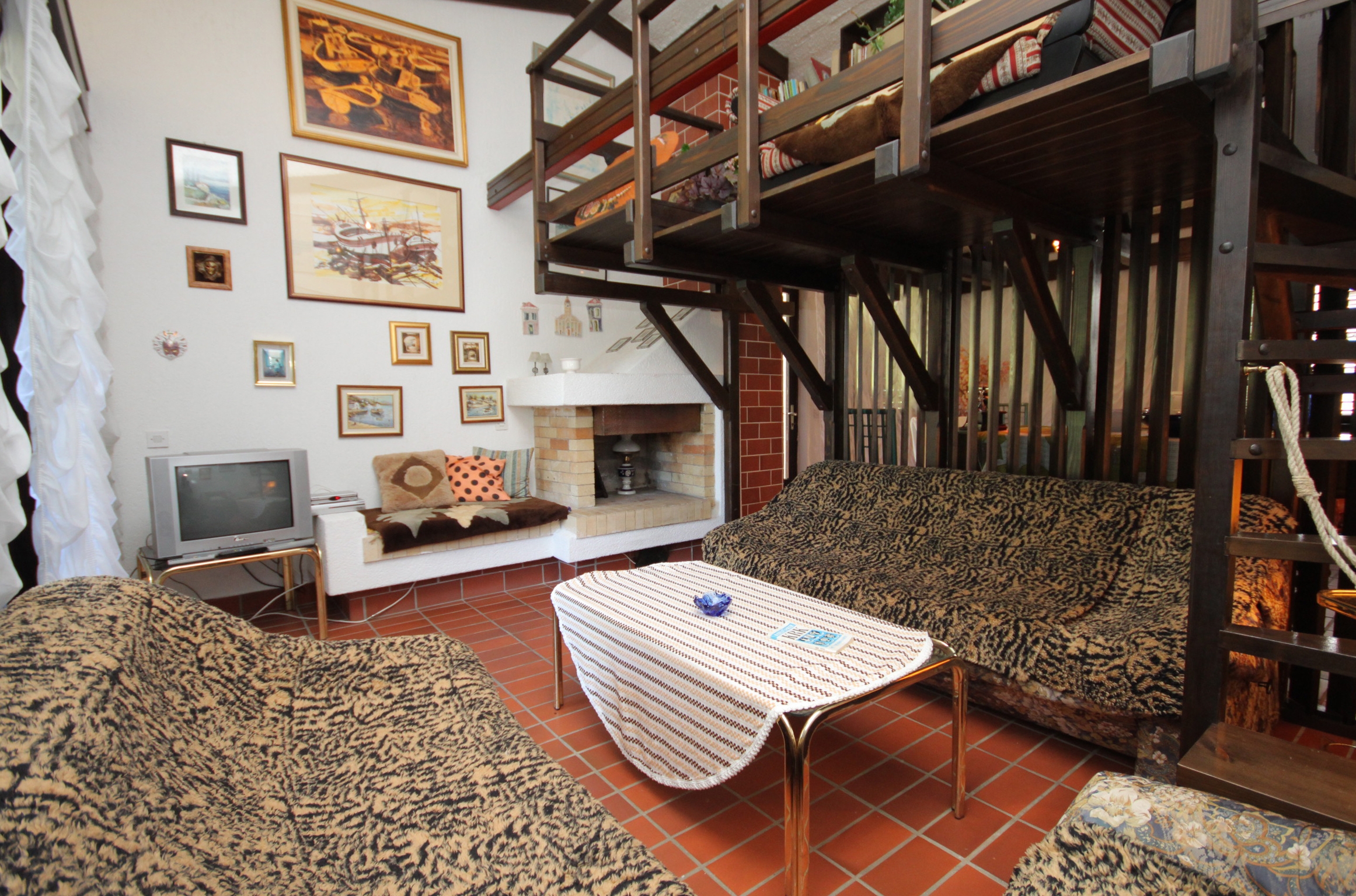 Two bedroom apartment with terrace and sea view Baška, Krk  A-a