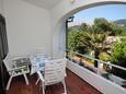 Terrace 2 Baška, Terrace 2 in the apartment, with a sea view, (pet friendly) and WiFi.