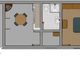 Prigradica, План в размещении типа apartment, WiFi.
