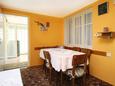 Dining room Malinska, Dining room in the apartment, dopusteni kucni ljubimci i WIFI.