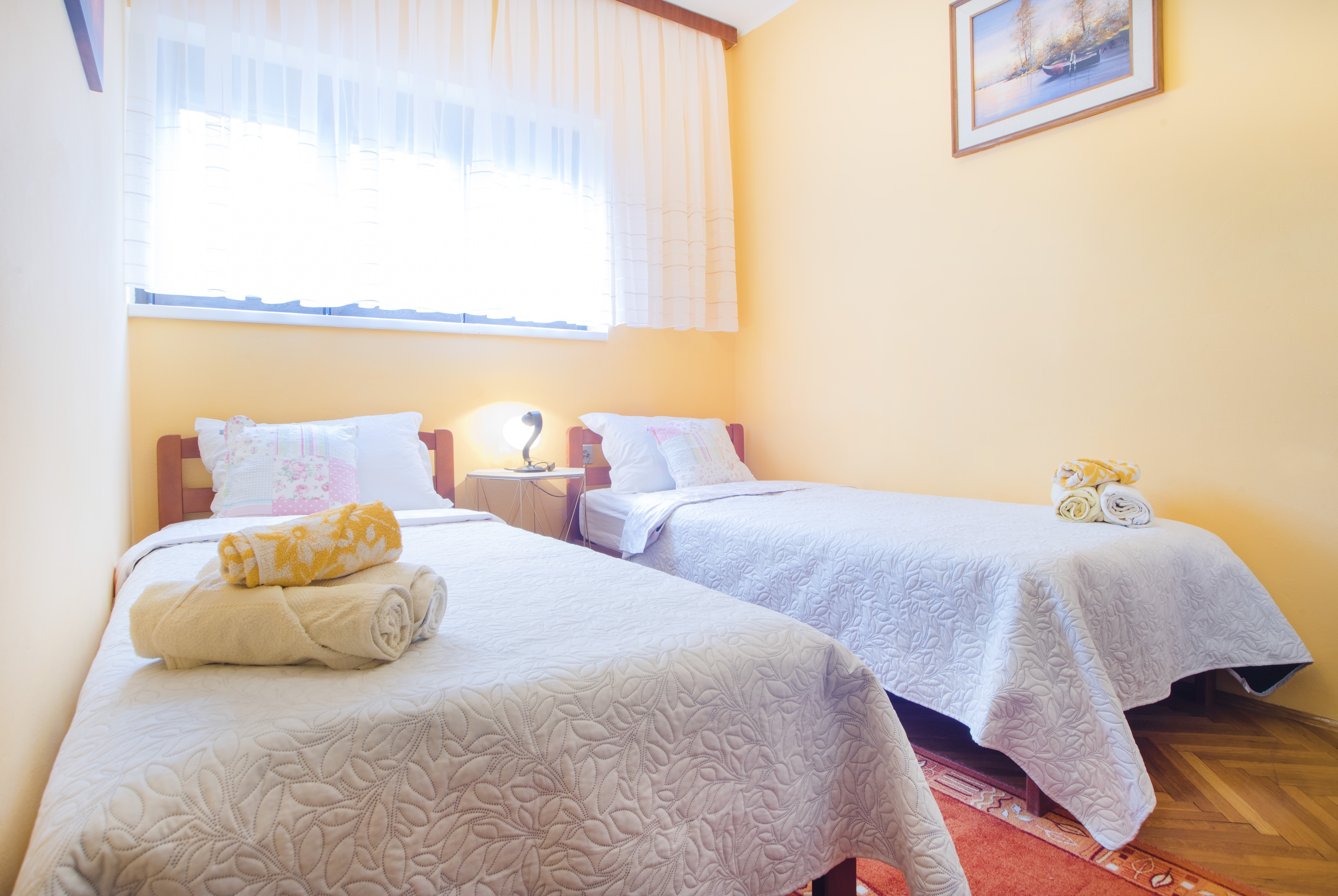 Two bedroom apartment with terrace Malinska, Krk  A-b