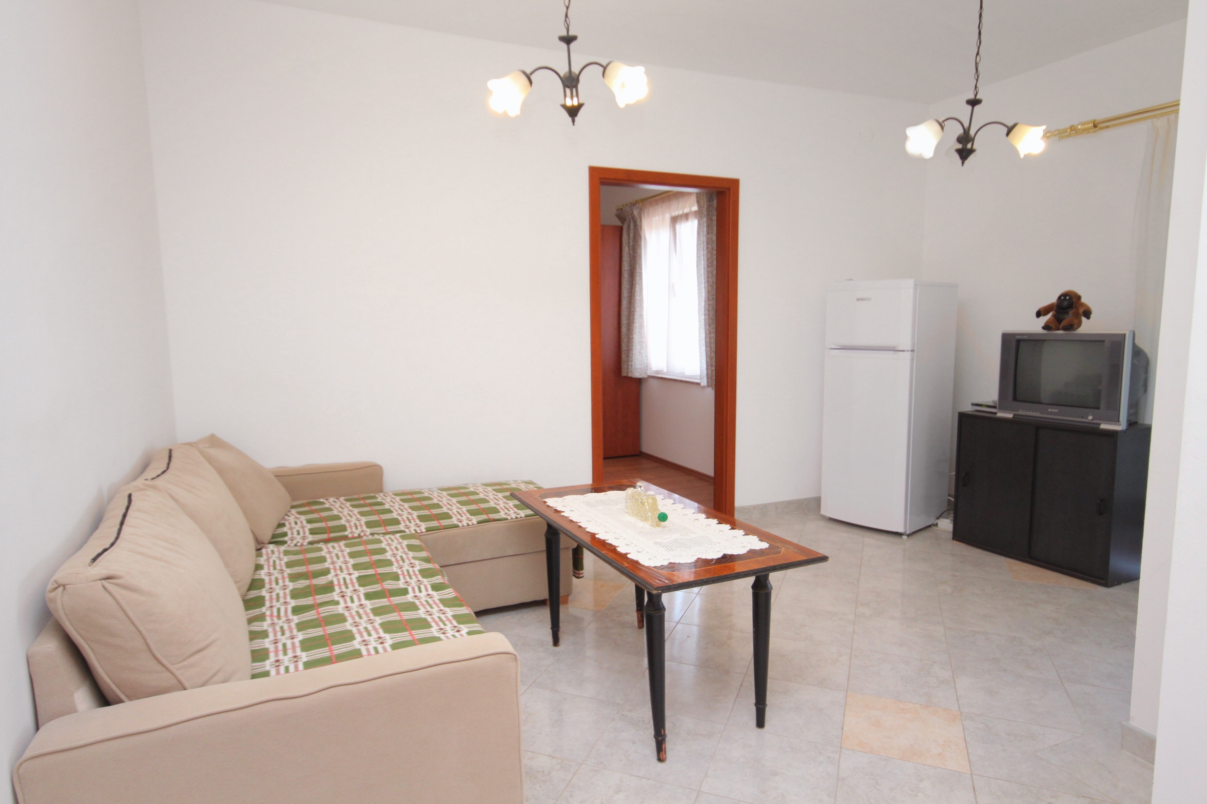 One bedroom apartment with terrace and sea view Njivice, Krk (A-5458-e)