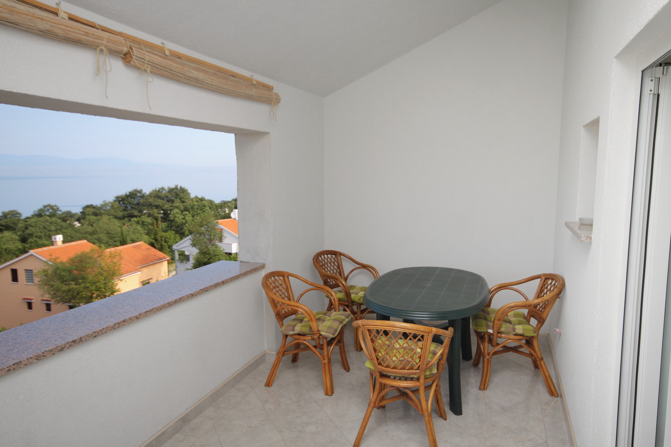 One bedroom apartment with terrace and sea view Njivice, Krk (A-5458-e)