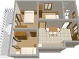 Zavalatica, Plan in the apartment, WiFi.