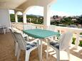 Zavalatica, Terrasse dans l’hébergement en type apartment, avec la vue sur la mer et WiFi.