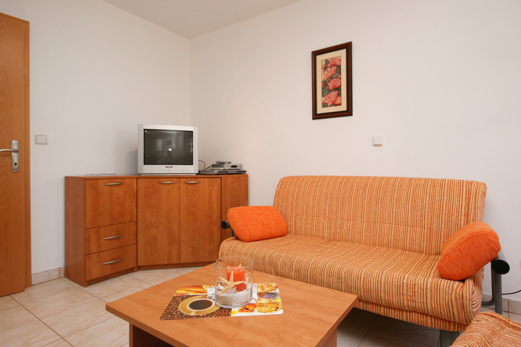 One bedroom apartment with terrace Pinezići, Krk  A-c