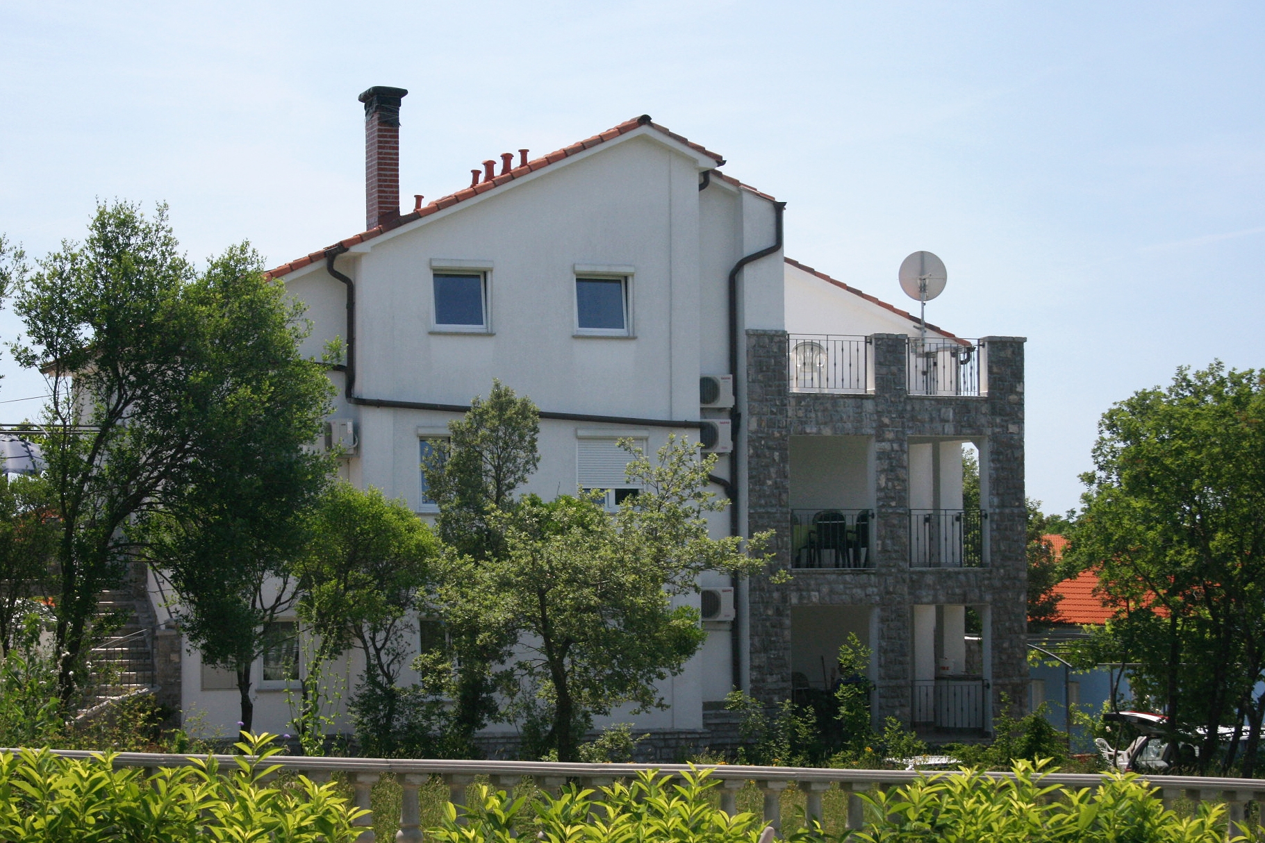 Jednosobni apartman s terasom Pinezići, Krk  A-c