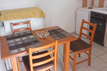 Dining room Čižići, Dining room in the apartment, dostupna klima, dopusteni kucni ljubimci i WIFI.