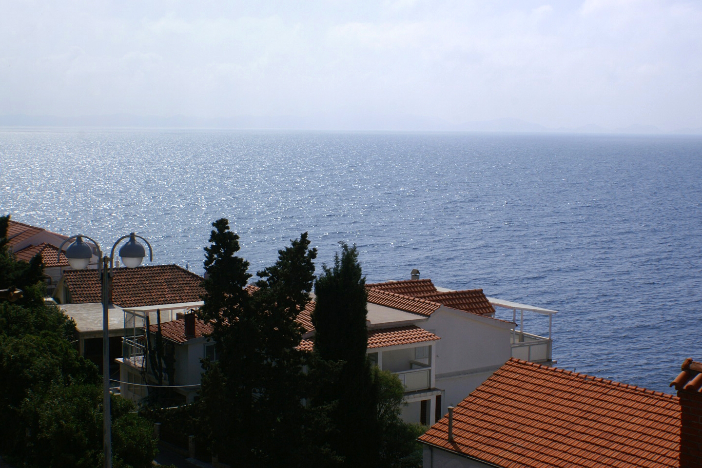 Studio flat with balcony and sea view Zavalatica, Korčula  AS-d