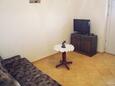 Obývací pokoj Novi Vinodolski, Obývací pokoj v ubytování typu apartment, domácí mazlíčci povoleni a WiFi.