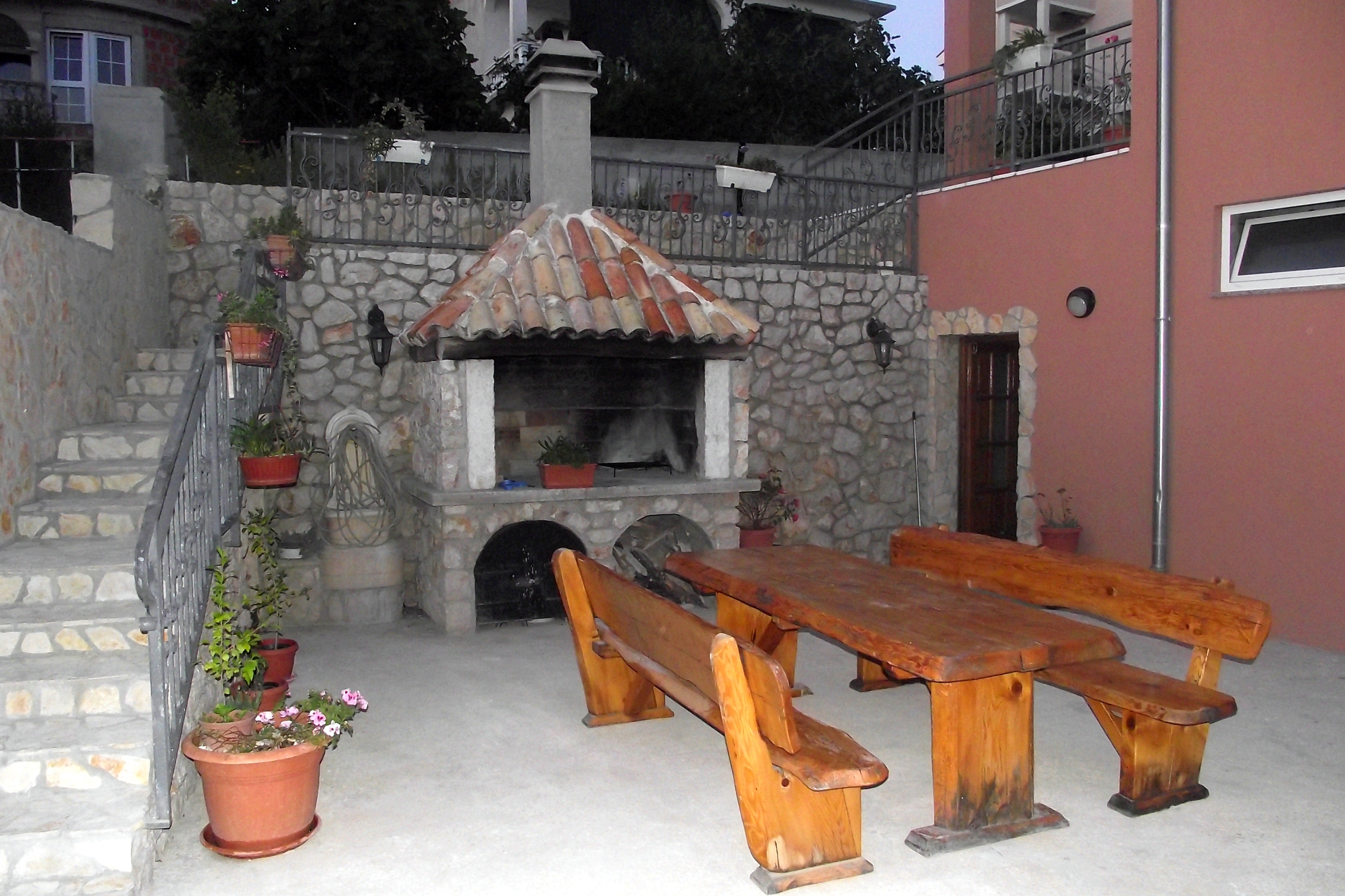 Studio flat with terrace and sea view Novi Vinodolski (AS-5479-a)