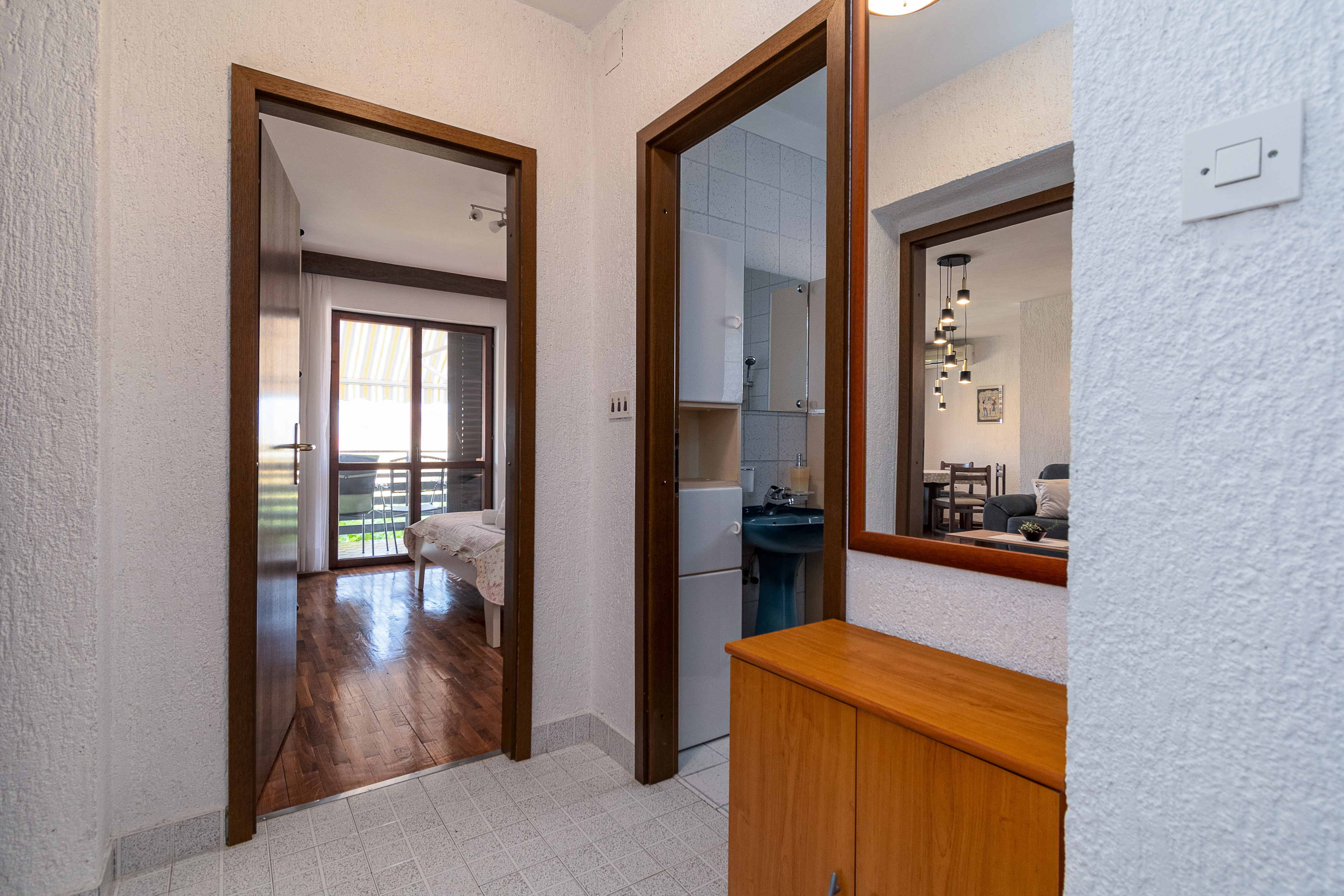 Three bedroom apartment with terrace and sea view Crikvenica  A-a