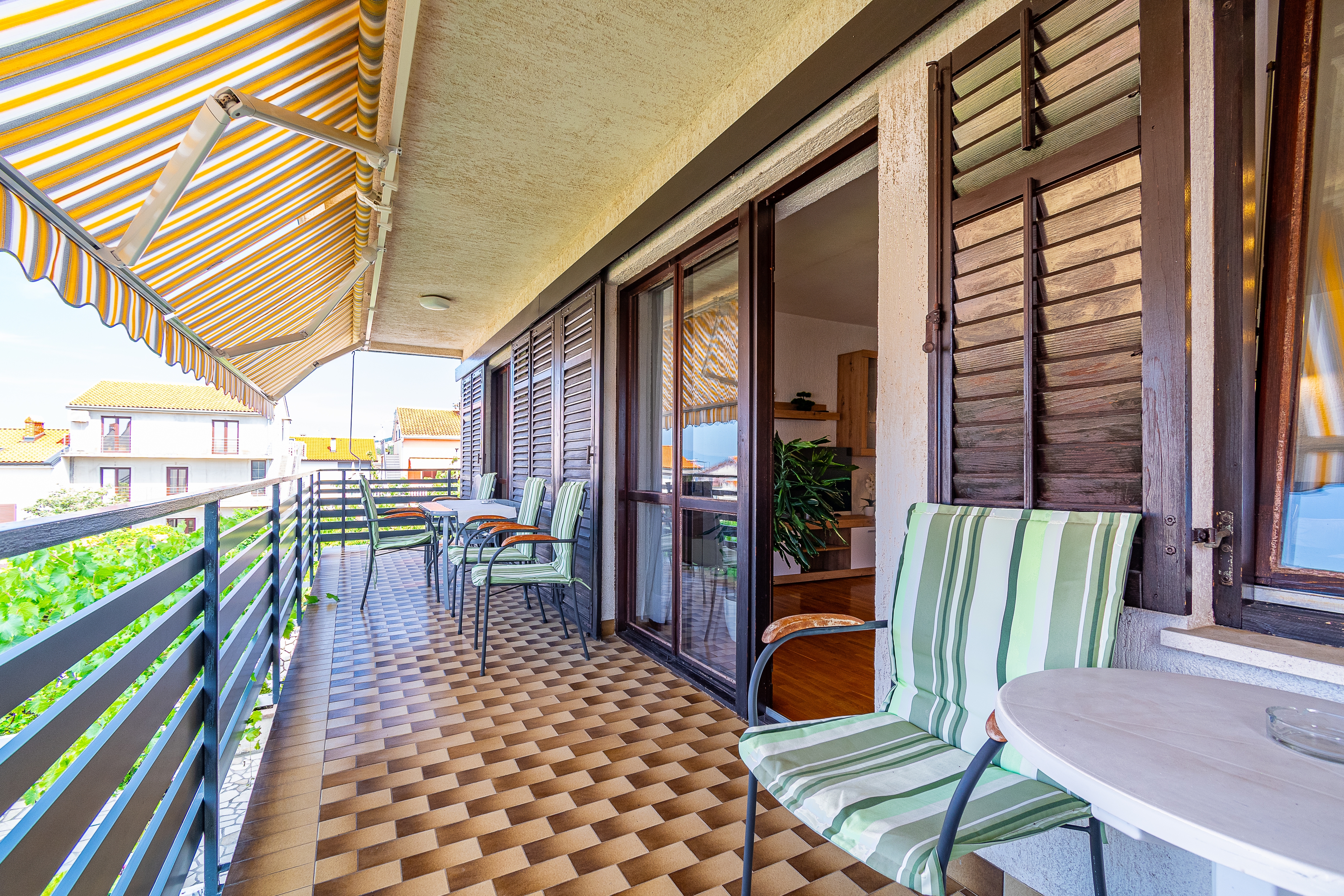 Three bedroom apartment with terrace and sea view Crikvenica (A-5494-a)