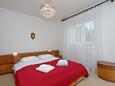 Ložnice 1 Šmrika, Ložnice 1 v ubytování typu apartment, s klimatizací, domácí mazlíčci povoleni a WiFi.
