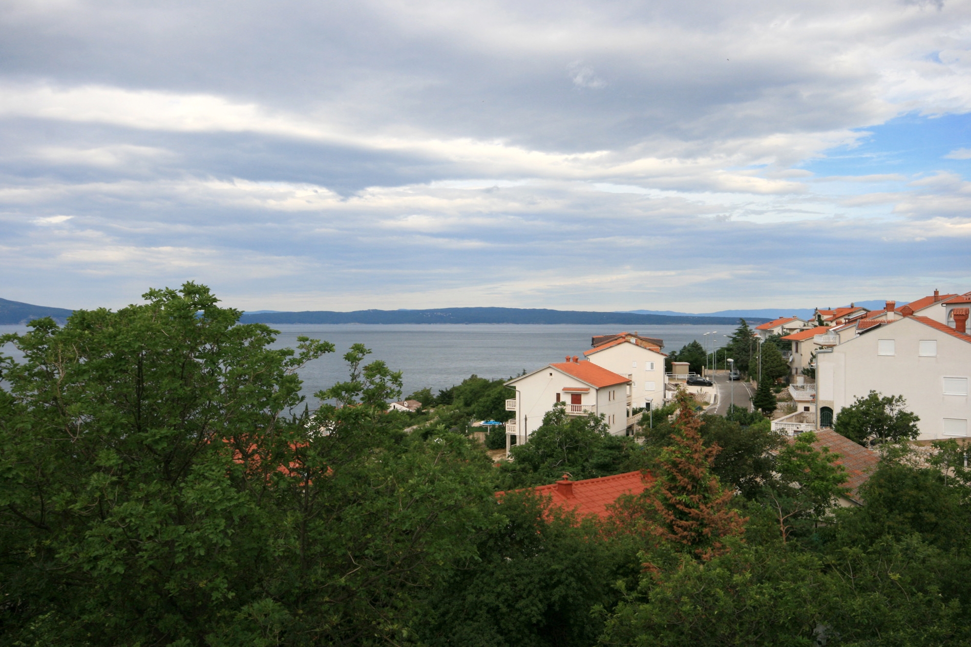 One bedroom apartment with balcony and sea view Novi Vinodolski (A-5514-a)