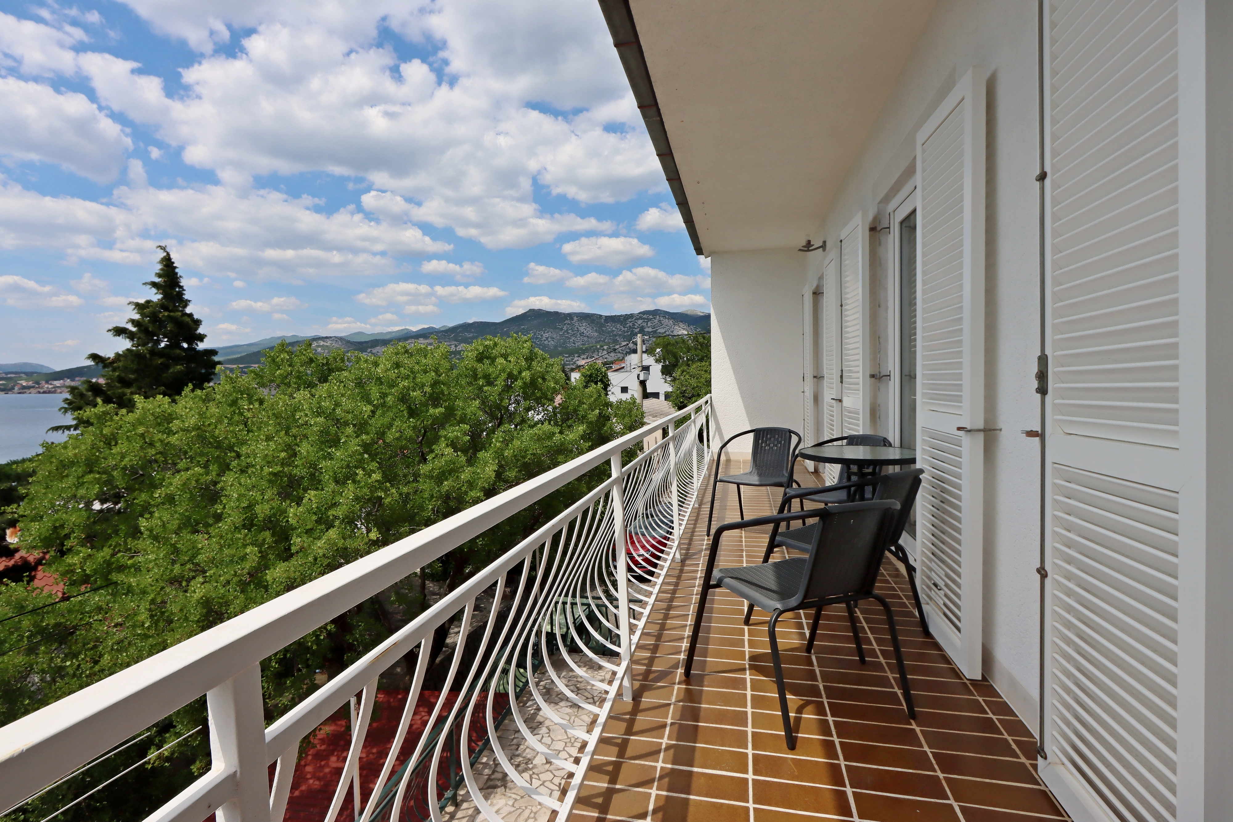Three bedroom apartment with balcony and sea view Klenovica, Novi Vinodolski  A-a
