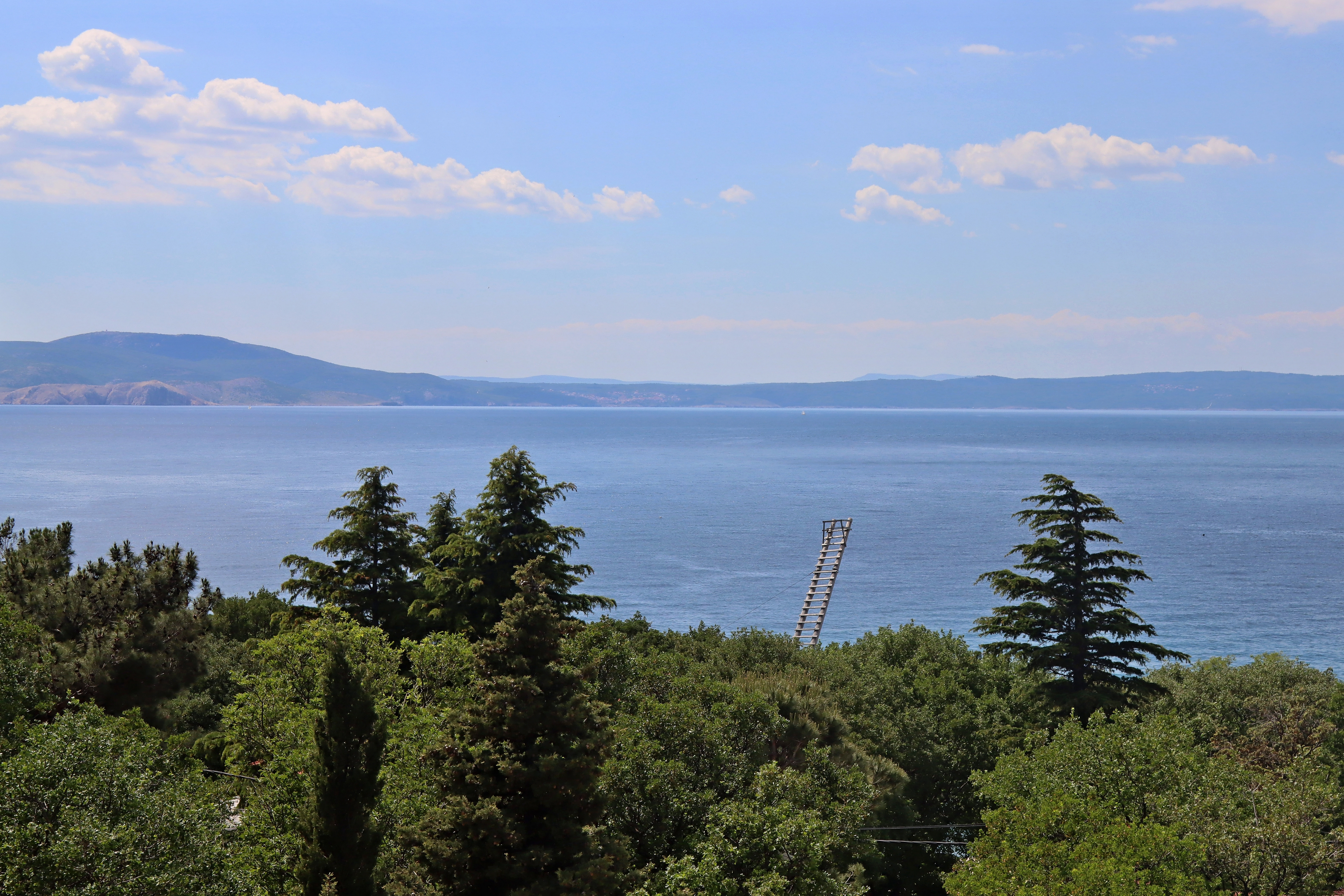 Three bedroom apartment with balcony and sea view Klenovica, Novi Vinodolski  A-a