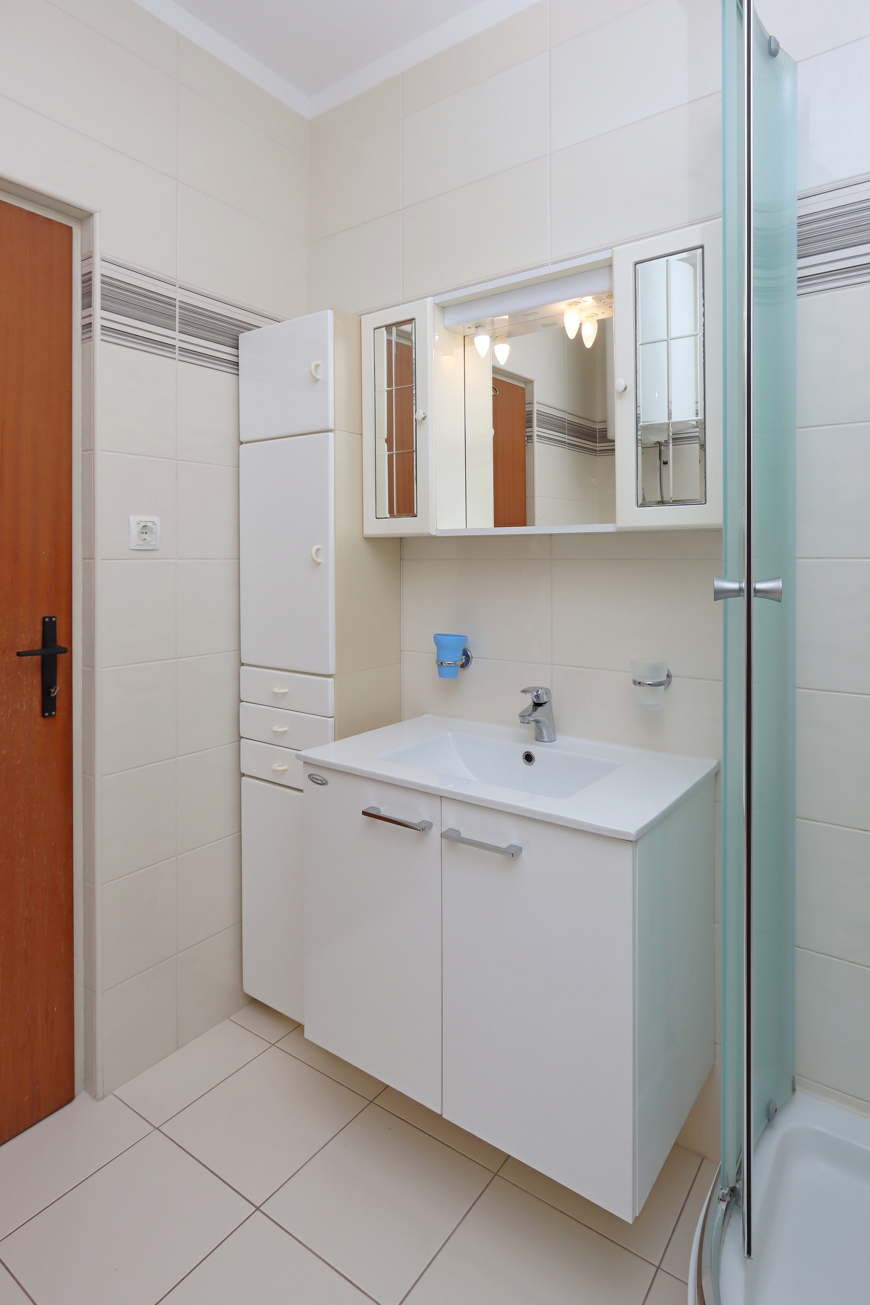 Three bedroom apartment with balcony and sea view Klenovica, Novi Vinodolski  A-a