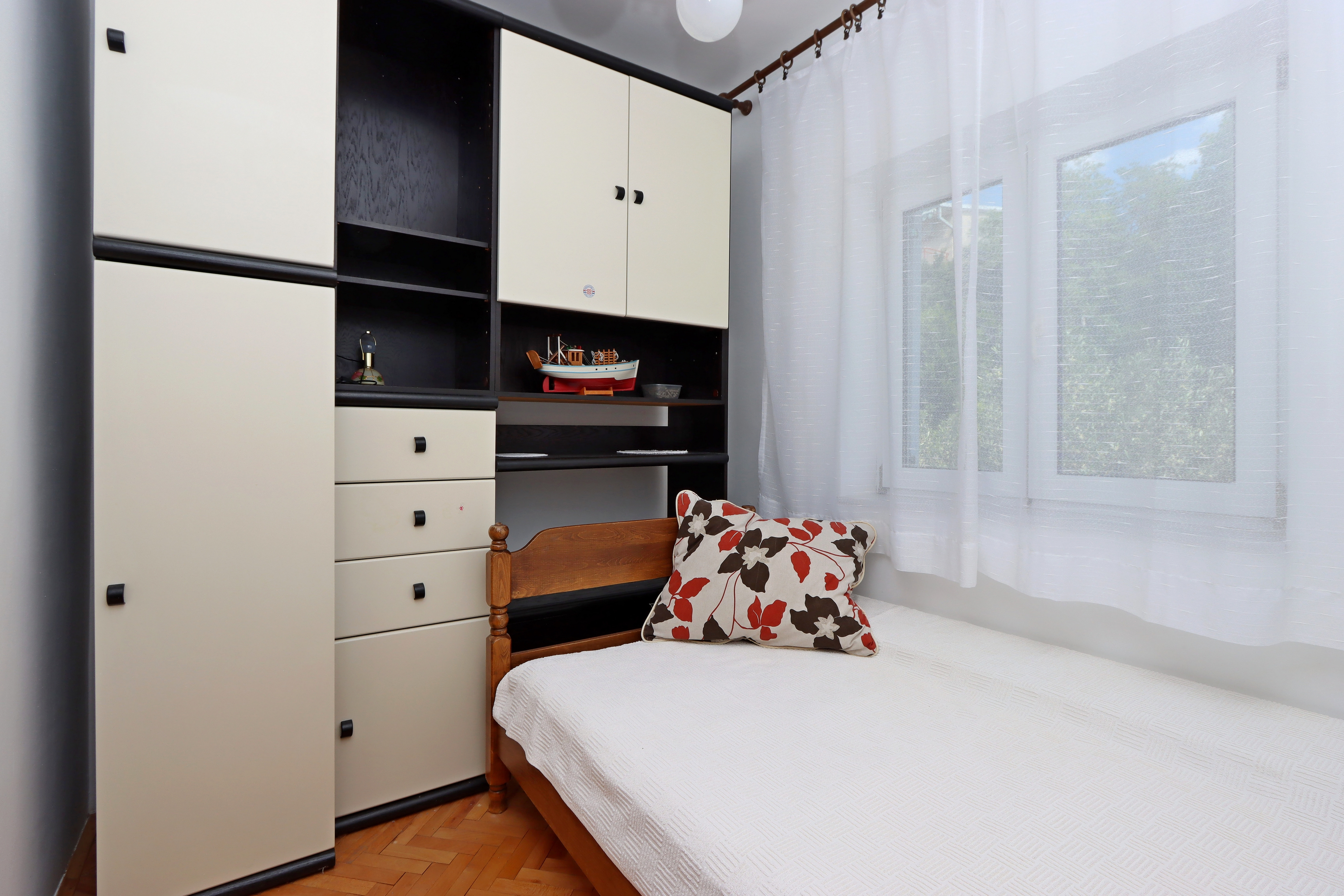 Three bedroom apartment with balcony and sea view Klenovica, Novi Vinodolski  A-a
