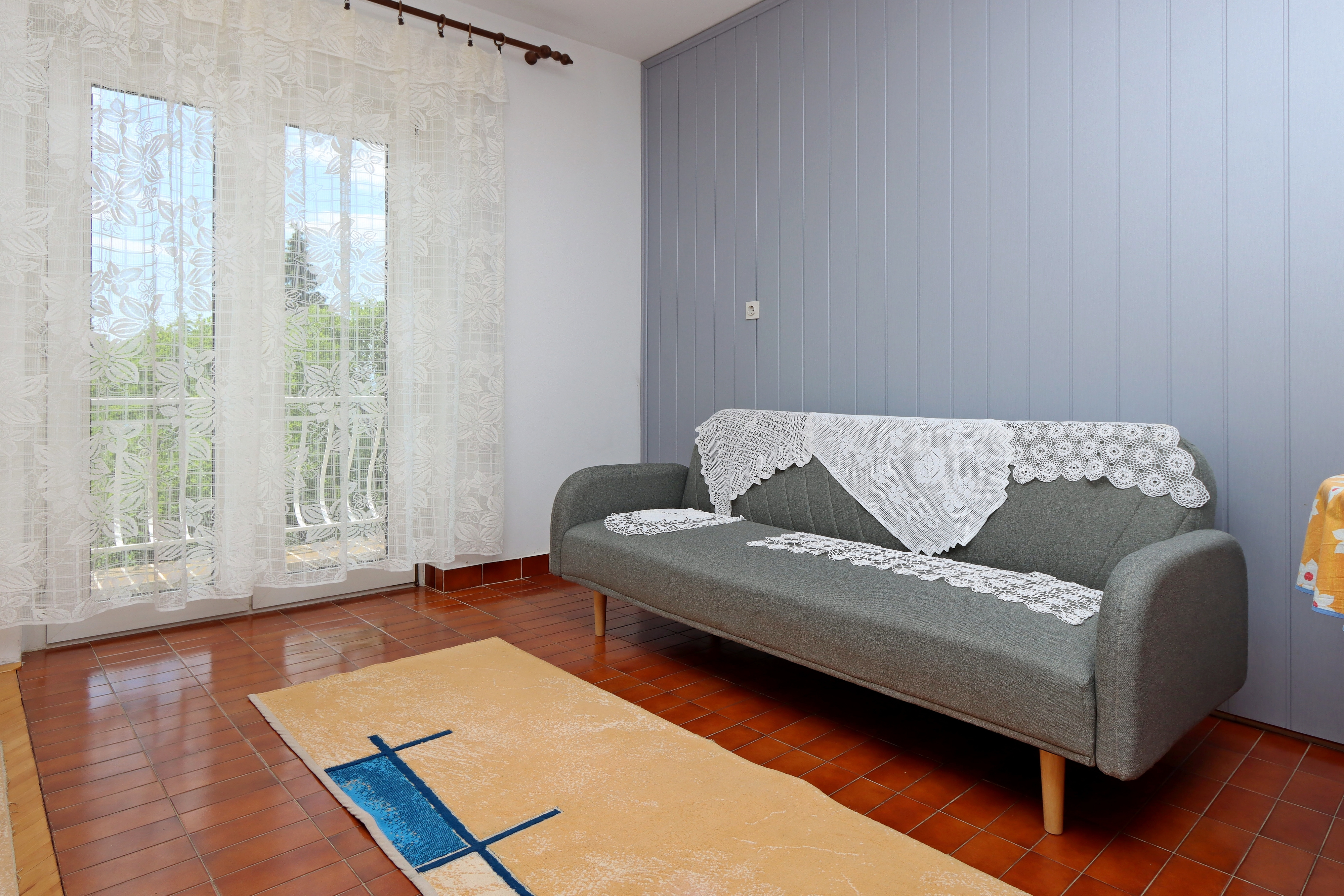 Three bedroom apartment with balcony and sea view Klenovica, Novi Vinodolski (A-5516-a)