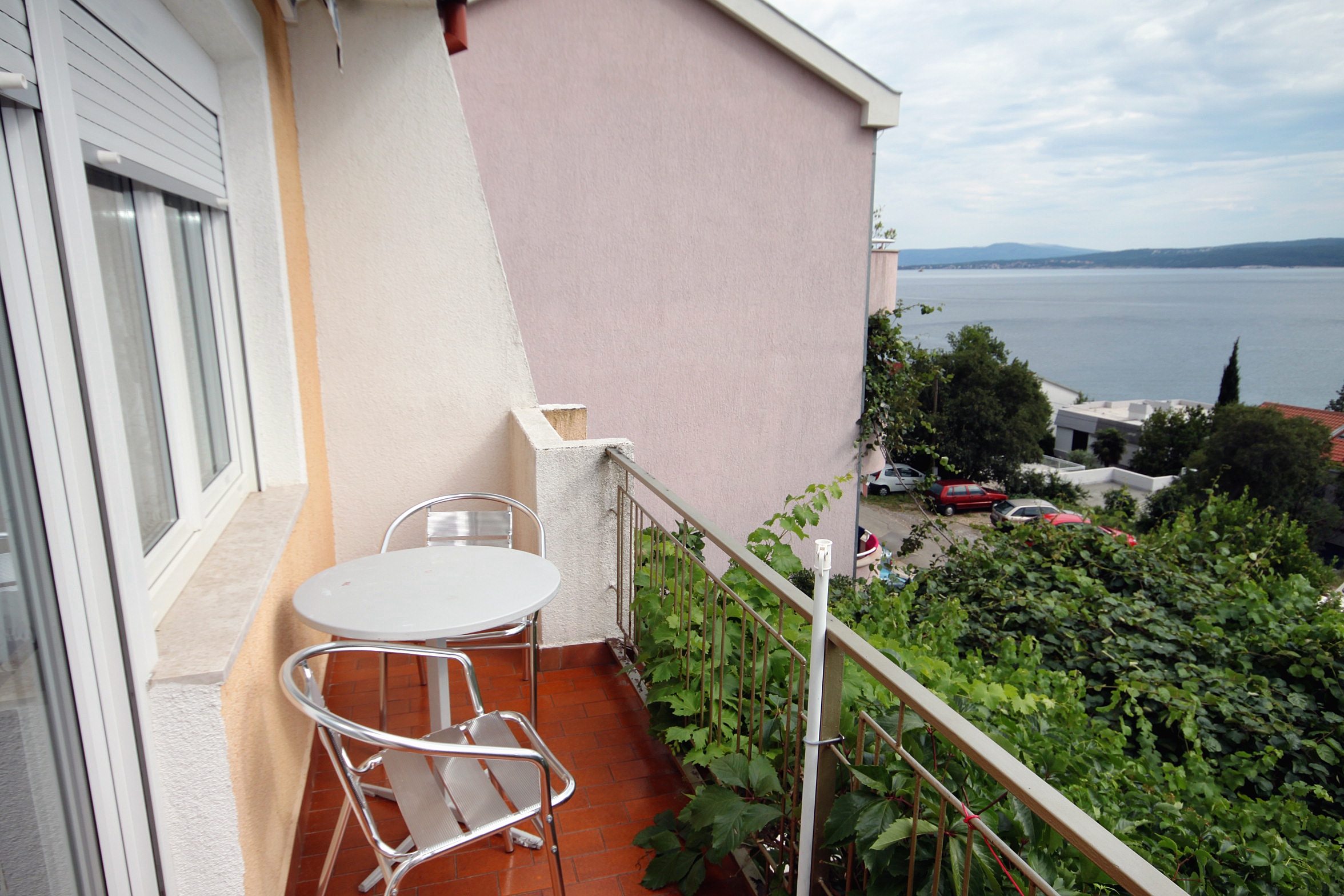 Two bedroom apartment with balcony and sea view Dramalj, Crikvenica  A-a