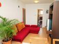 Obývací pokoj Dramalj, Obývací pokoj v ubytování typu apartment, s klimatizací, domácí mazlíčci povoleni a WiFi.