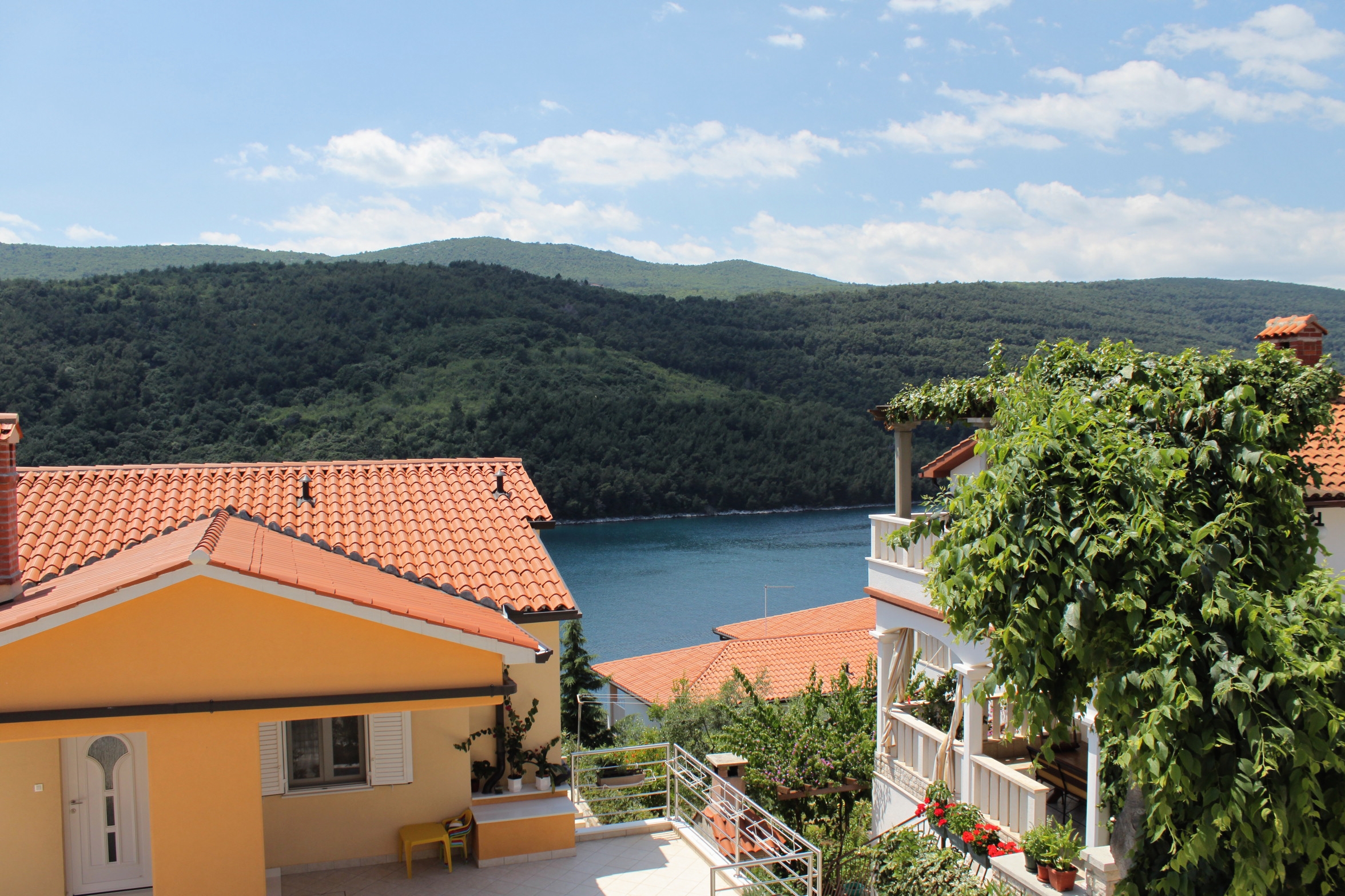 Two bedroom apartment with terrace and sea view Duga Luka (Prtlog), Labin  A-a