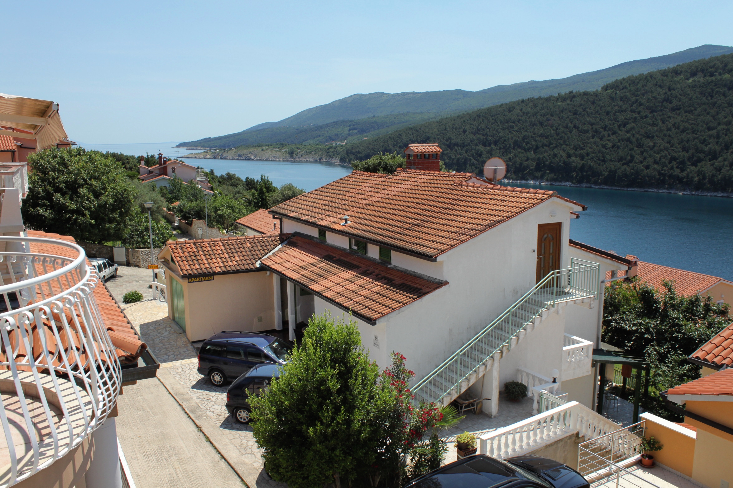 Two bedroom apartment with terrace and sea view Duga Luka (Prtlog), Labin  A-b