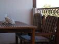 Zavala, Terras in the apartment, with a sea view, (pet friendly) en WiFi.