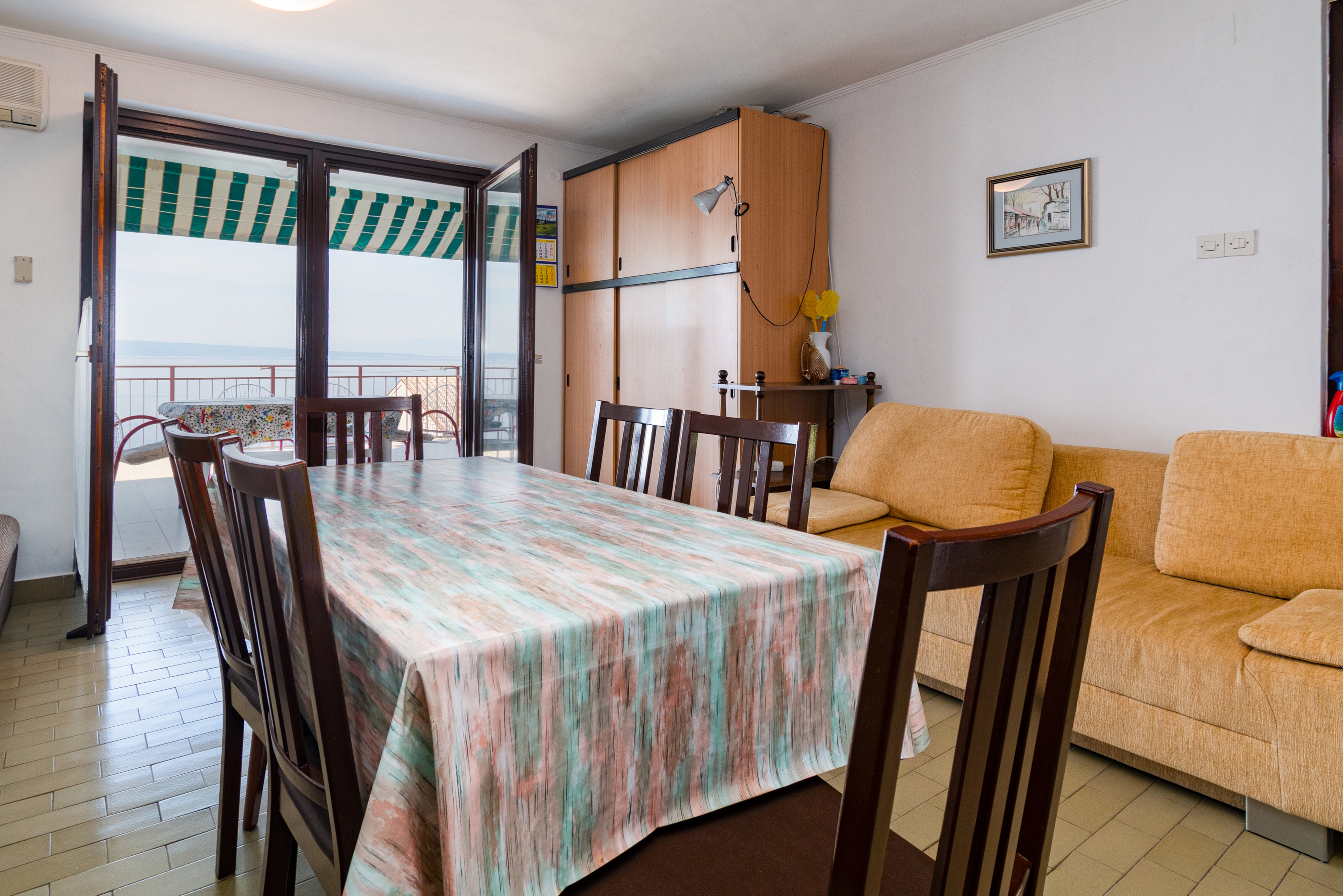 Two bedroom apartment with terrace and sea view Klenovica, Novi Vinodolski (A-5530-a)