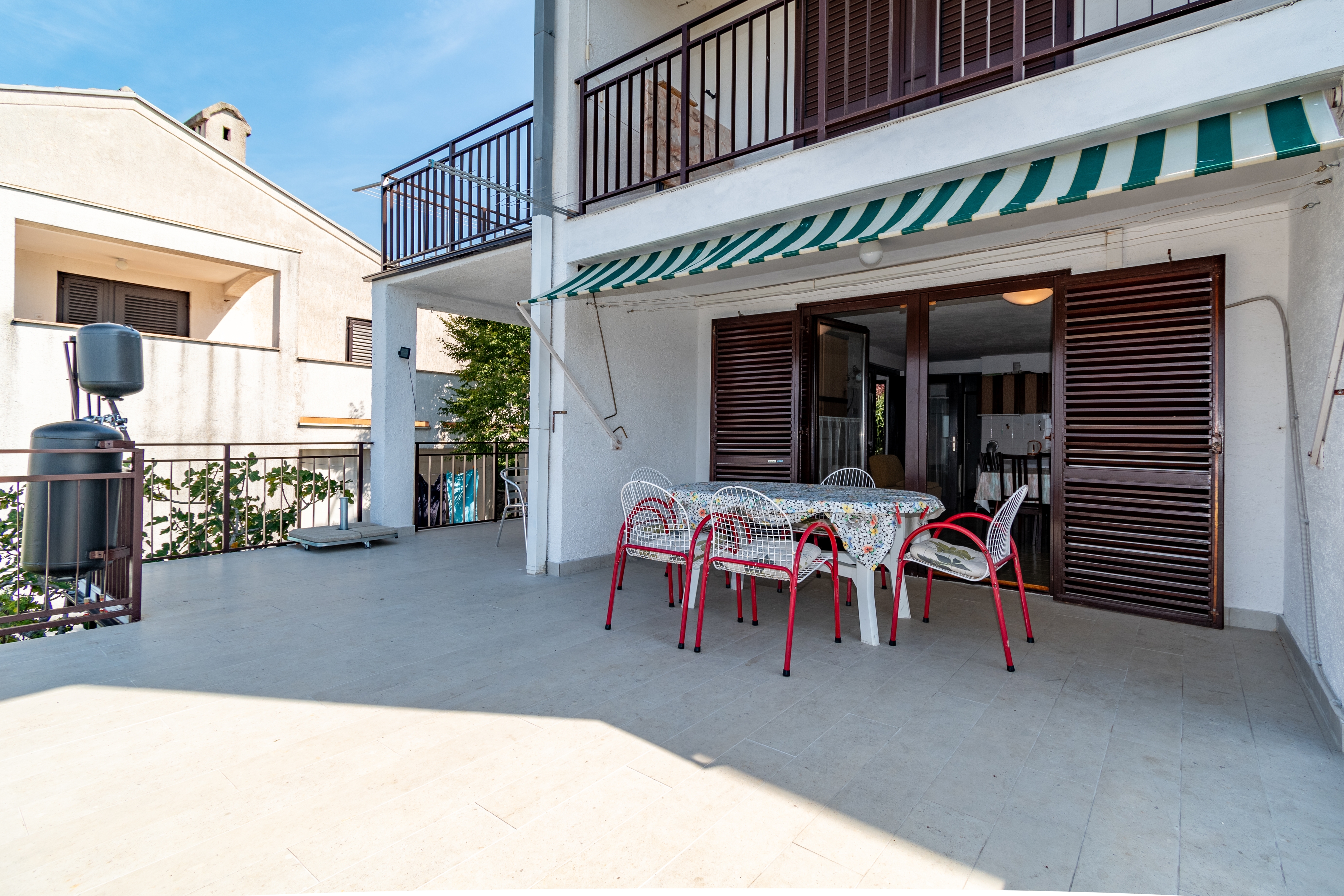 Two bedroom apartment with terrace and sea view Klenovica, Novi Vinodolski  A-a