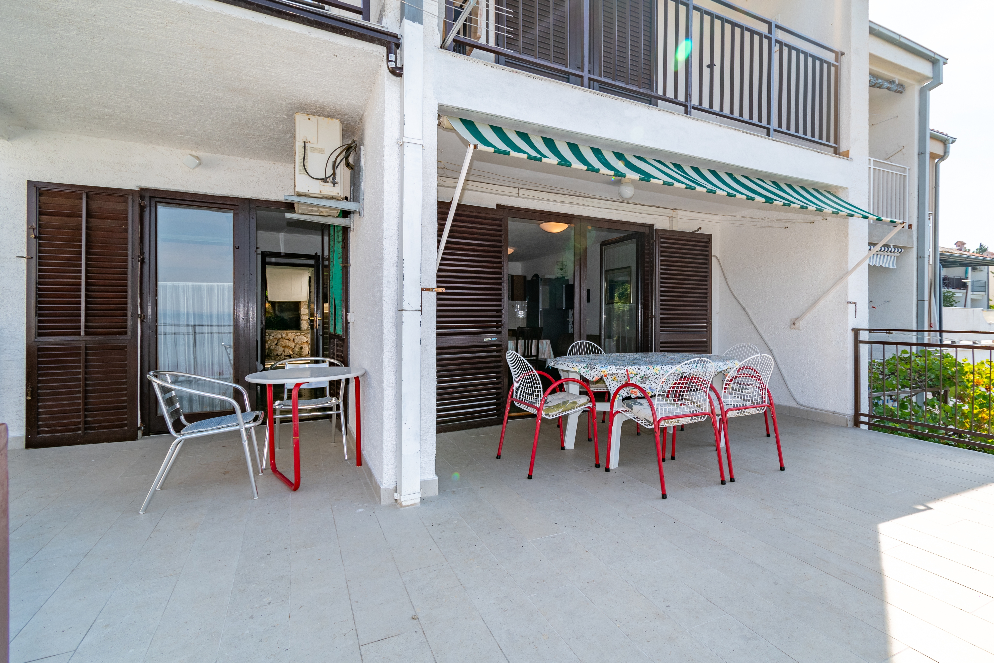 Two bedroom apartment with terrace and sea view Klenovica, Novi Vinodolski  A-a