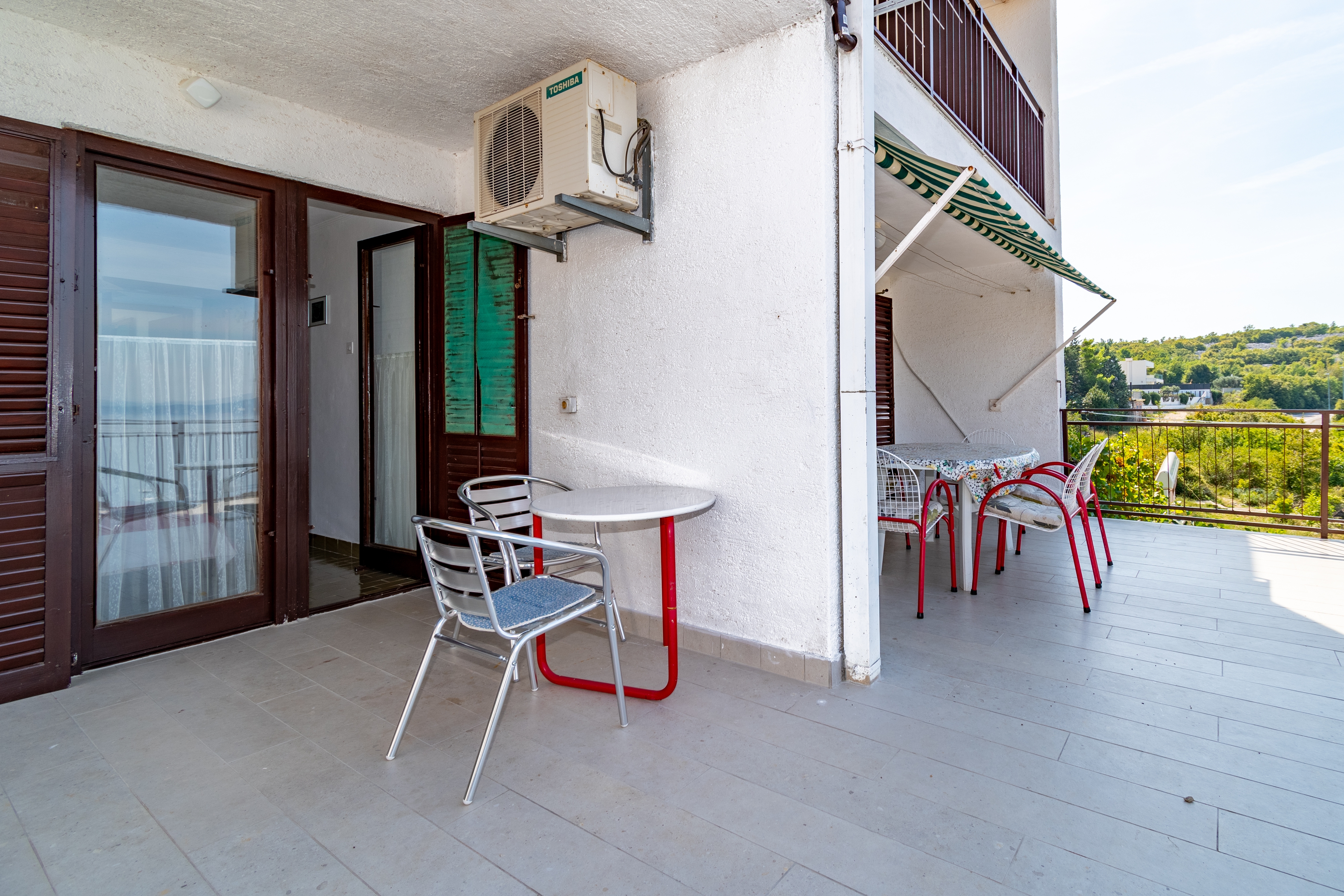 Two bedroom apartment with terrace and sea view Klenovica, Novi Vinodolski  A-a