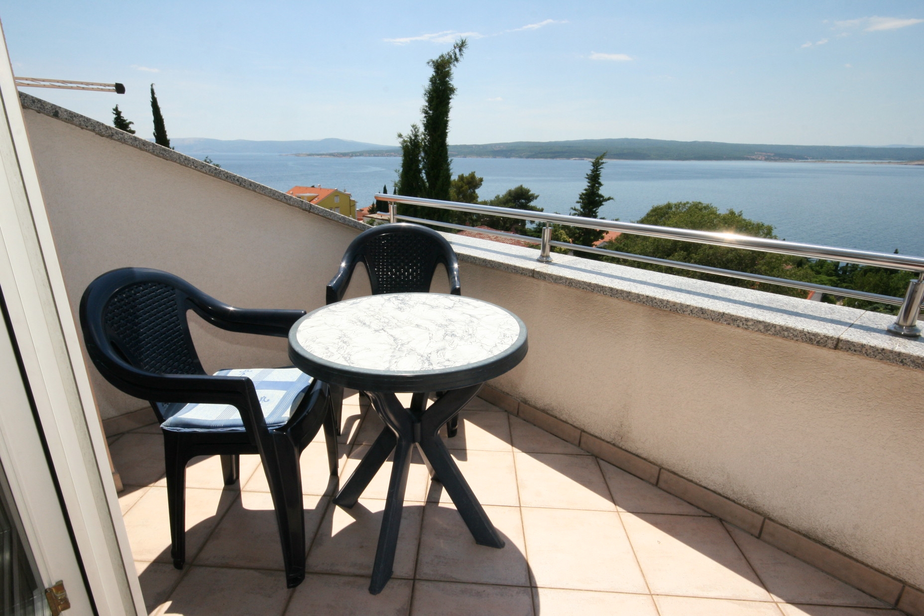 One bedroom apartment with balcony and sea view Dramalj, Crikvenica  A-a