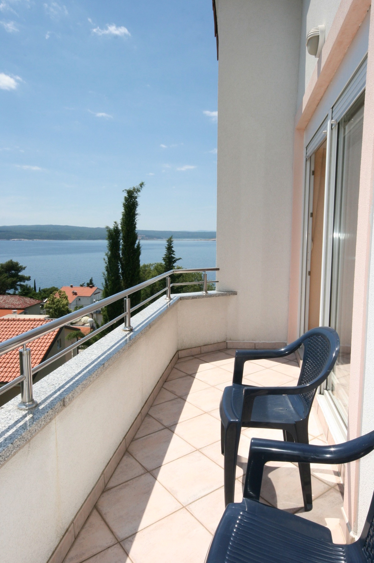 One bedroom apartment with balcony and sea view Dramalj, Crikvenica  A-a