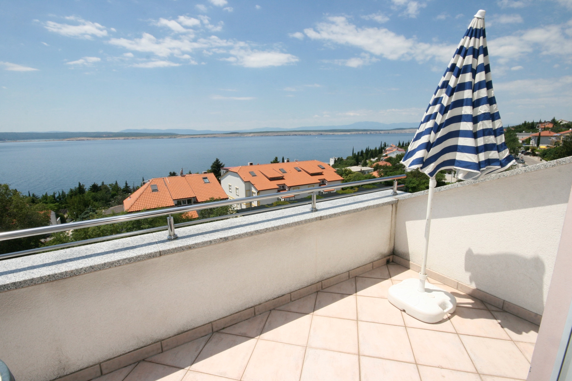 One bedroom apartment with balcony and sea view Dramalj, Crikvenica  A-a