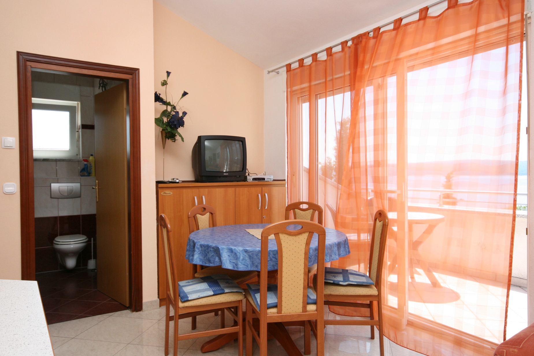 One bedroom apartment with balcony and sea view Dramalj, Crikvenica  A-a