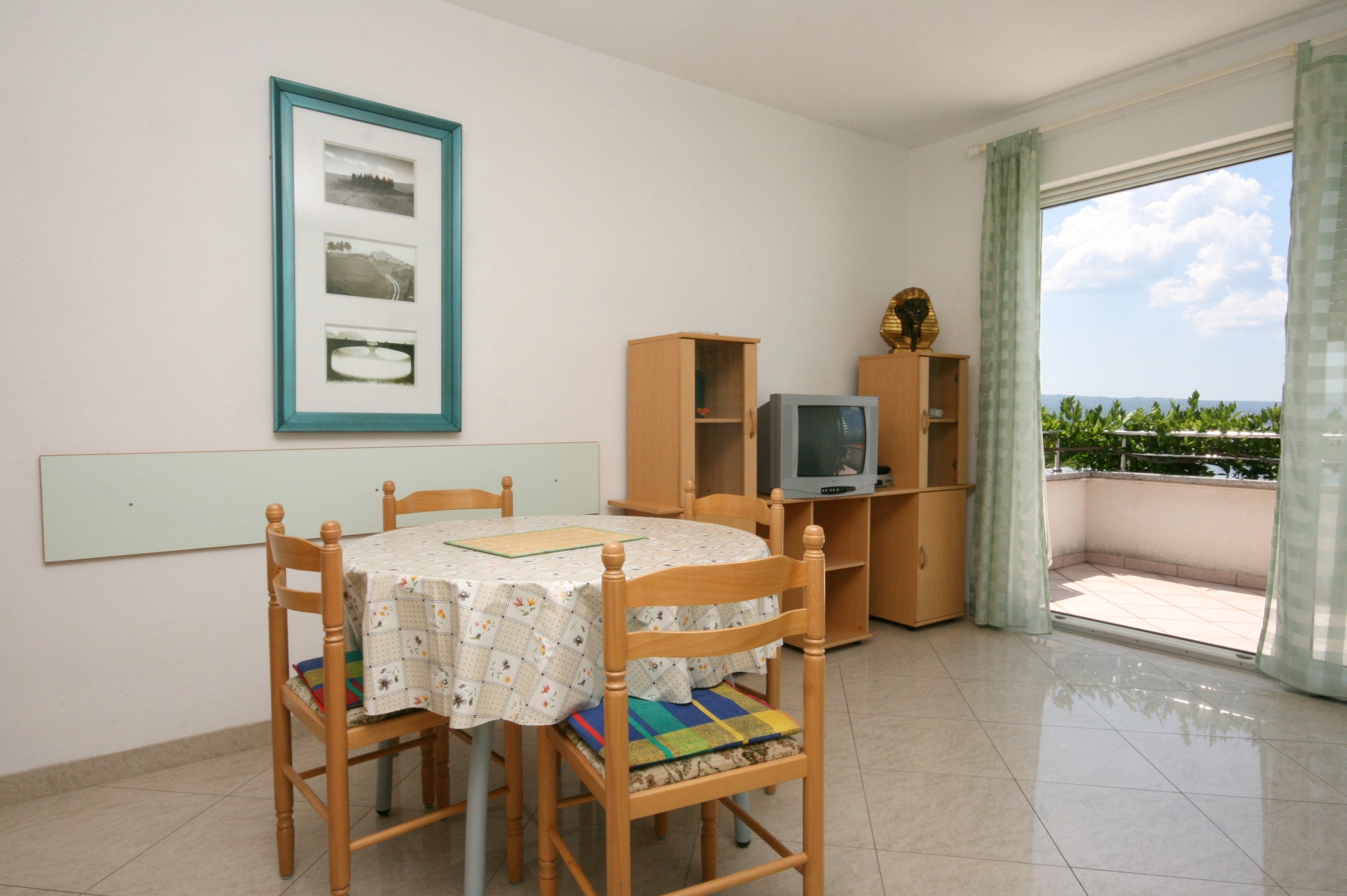 One bedroom apartment with terrace and sea view Dramalj, Crikvenica  A-d