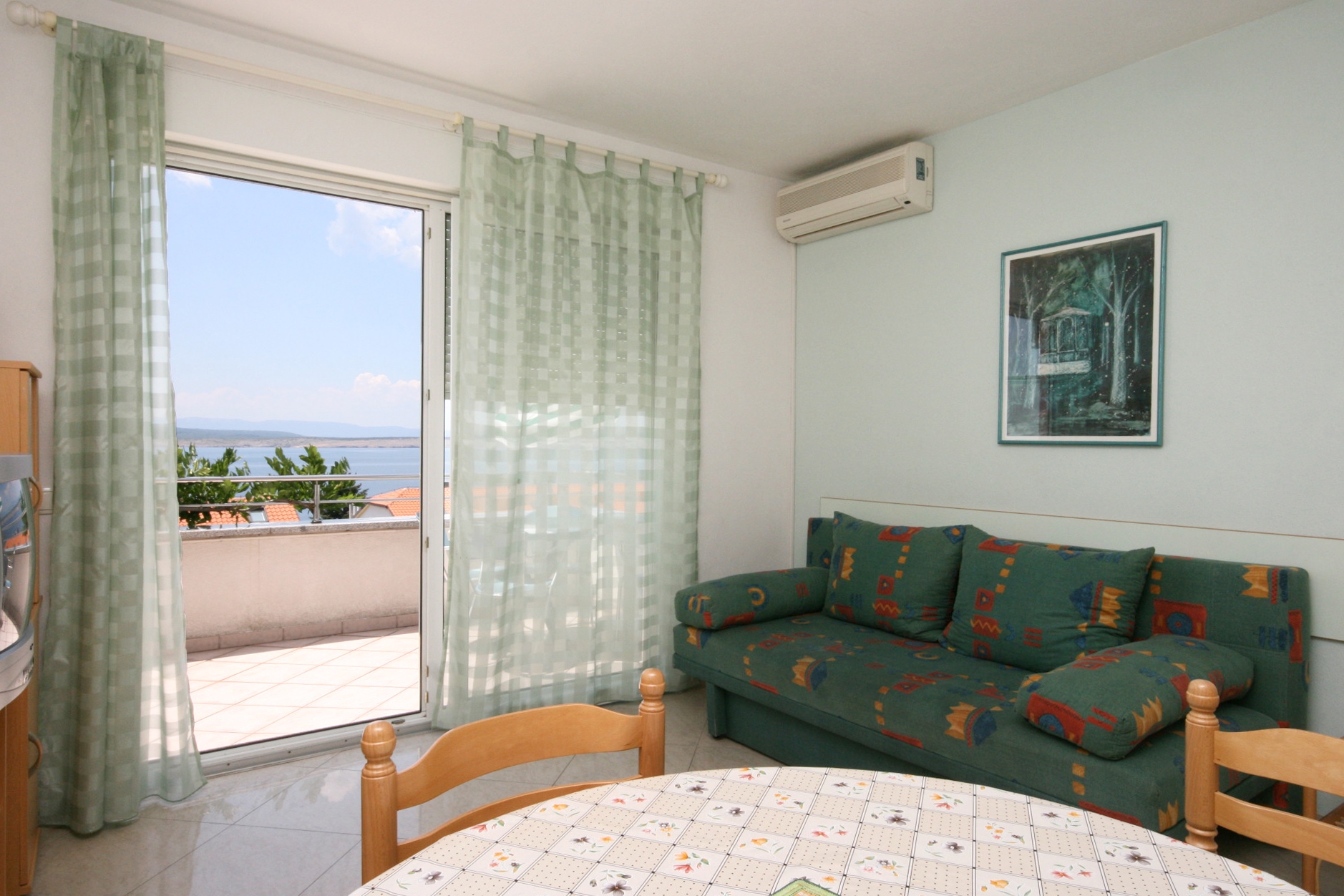 One bedroom apartment with terrace and sea view Dramalj, Crikvenica  A-d