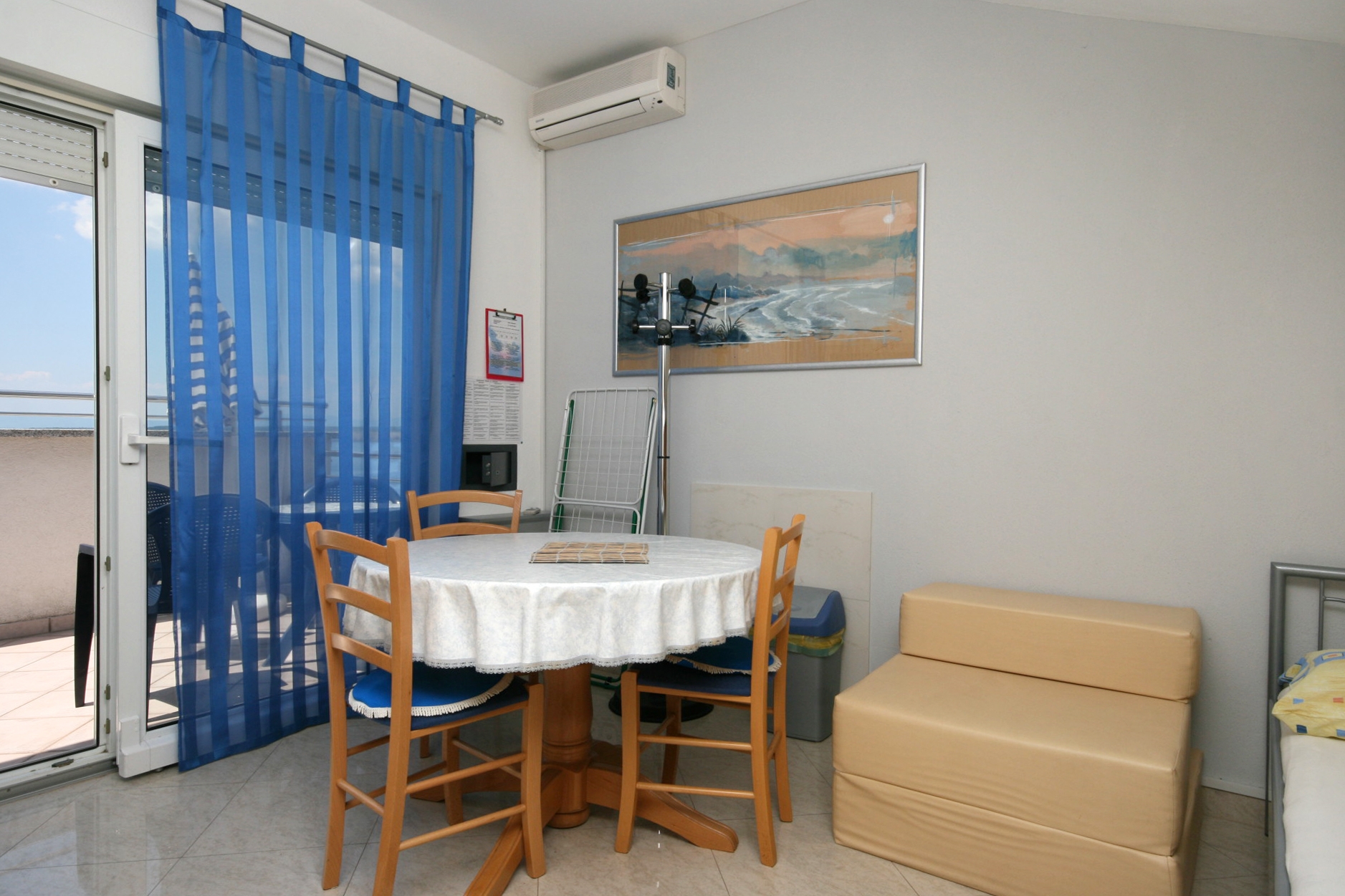 Studio flat with terrace and sea view Dramalj, Crikvenica  AS-b